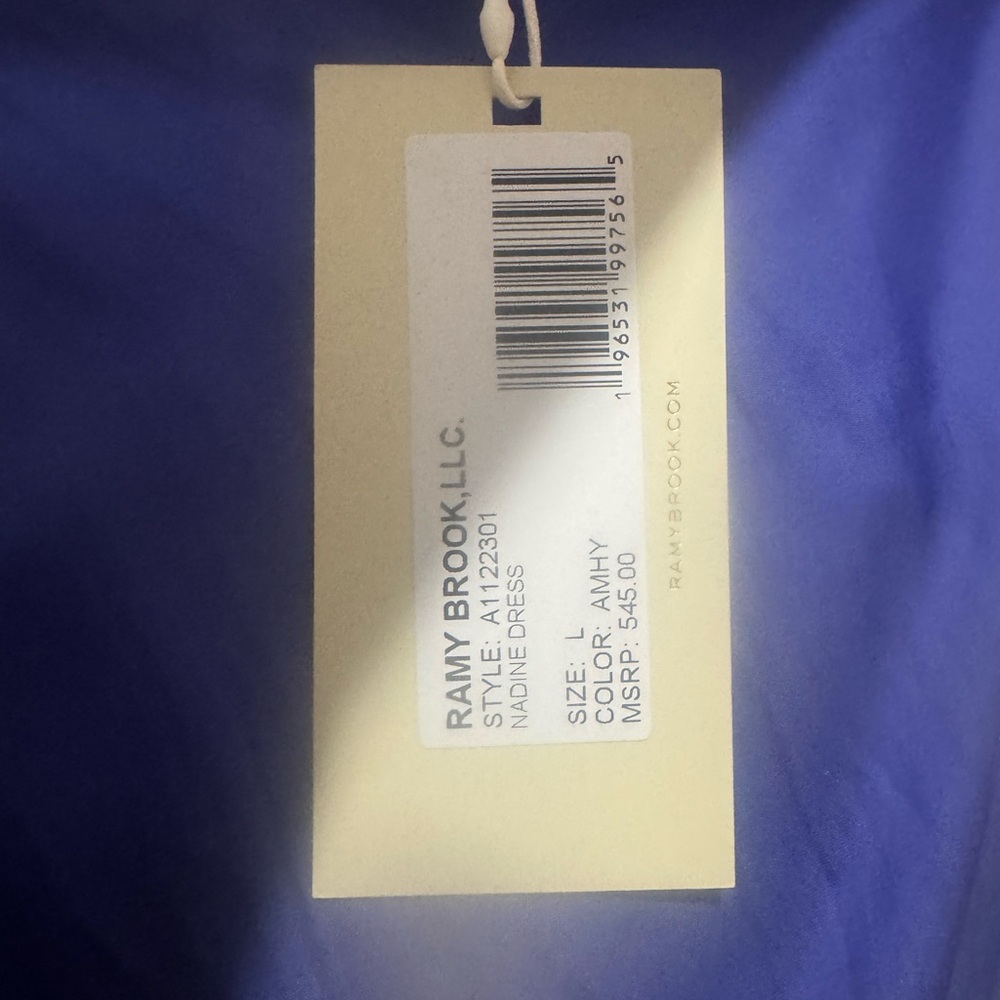 Ramy Brook Purple One-Shoulder Maxi Dress - Picture 2 of 2